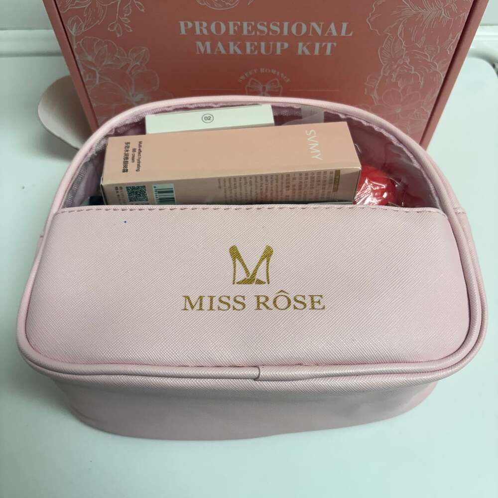 Miss Rose Professional Makeup Kit Sweet Romance w/ Cosmetic Bag – Full Set